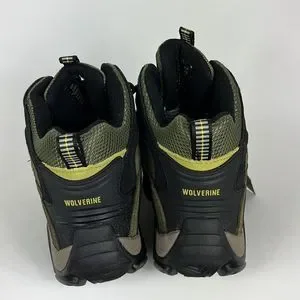 Wolverine Men\'s Black and Green Hiking Boots Size 11M Wolverine Fulton Hiking Boot - Men main image 3